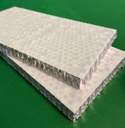 Aluminyum Honeycomb Panel T:10mm (FRP)