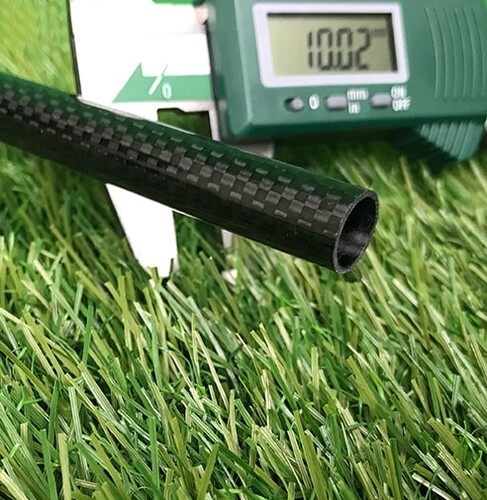 Karbon Fiber Boru 3K Desenli Çap:10mm-8mm