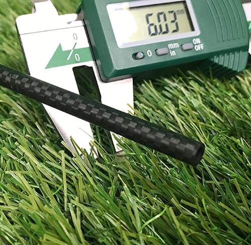 Karbon Fiber Boru 3K Desenli Çap: 6mm-5mm