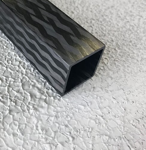 Carbon Fiber Pro Square Profile 25mm/23mm